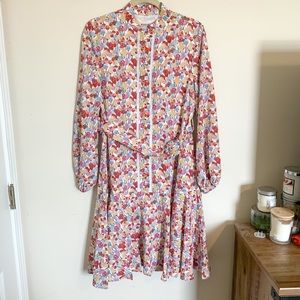 Jessakae Floral Midi Dress Size Large NWT